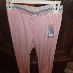 Disney Frozen Pink XL Sweatpants for Kids